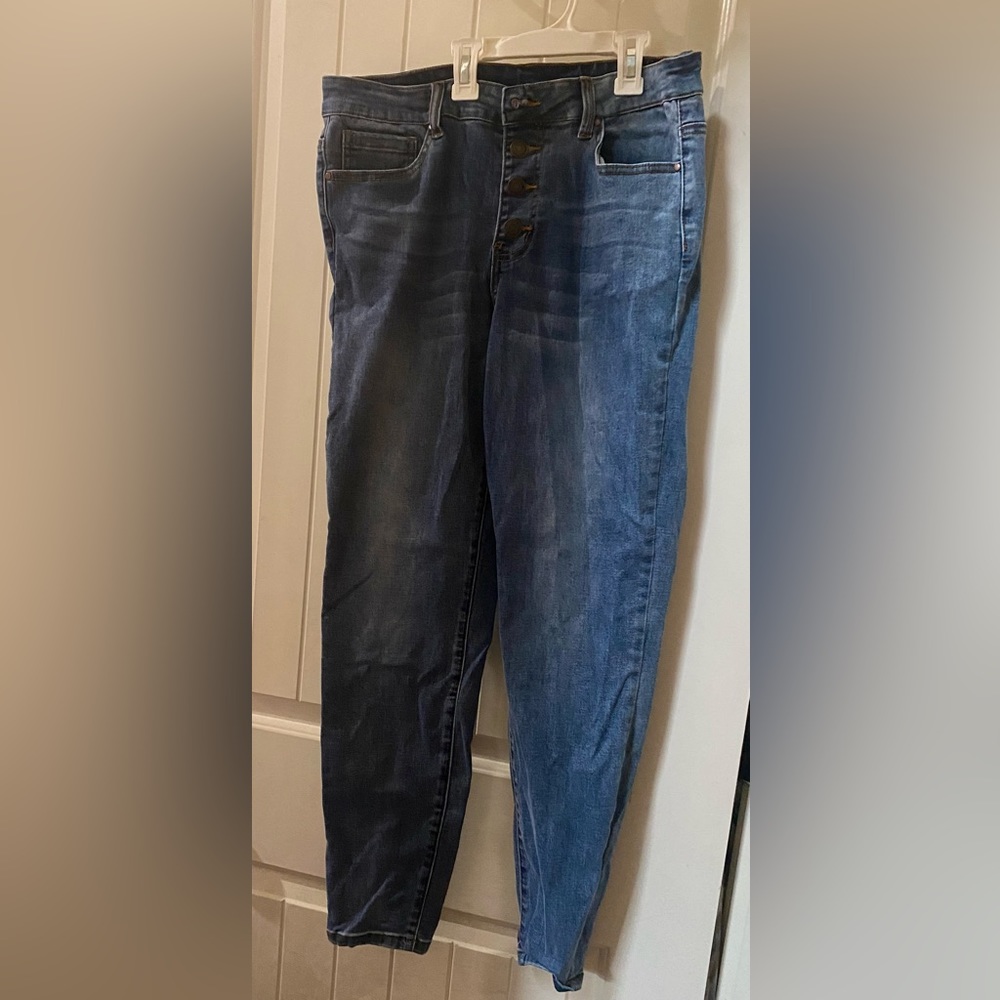 Grace&Lace EEUC button fly non-distressed jeans